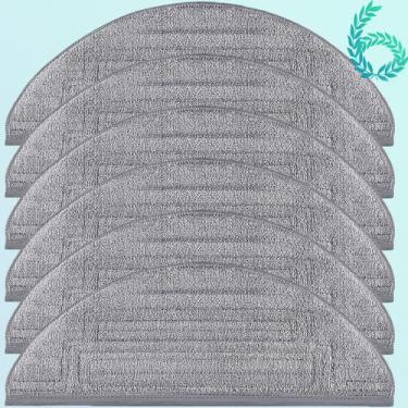 Imagem de Pacote de 6 almofadas de tecido Mop Cloth Pad para Roborock S8 Pro Ult