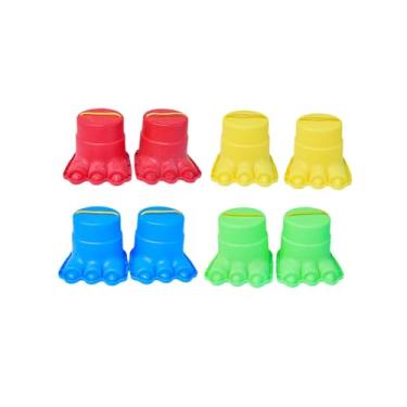 Imagem de harayaa 8x Palafitas de equilíbrio antiderrapantes, brinquedos esportivos ao ar livre, pernas de pau para crianças, andar, pular, brinquedo para crianças ao