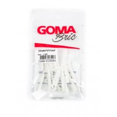 Imagem de Kit Abraçadeira Fixa Fio Grampo N7 com 10 Peças Goma