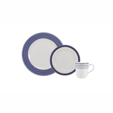 Imagem de Serviço de 18 Peças com Caneca em Porcelana, Decoração Paula, Porcelana Schmidt