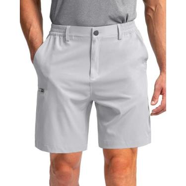Imagem de Shorts de golfe Pinkbomb Stretch Quick Dry com 6 bolsos para homens