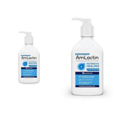 Imagem de Loção corporal Amlactin Intensive Healing 415 ml e 235 ml para pele se