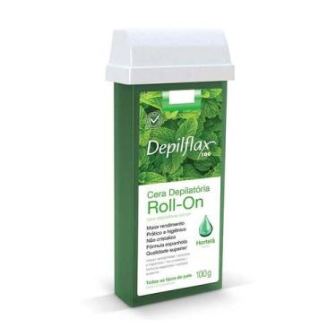 Imagem de Cera Depiatória Hortelã Refil Roll On Depilflax 100g