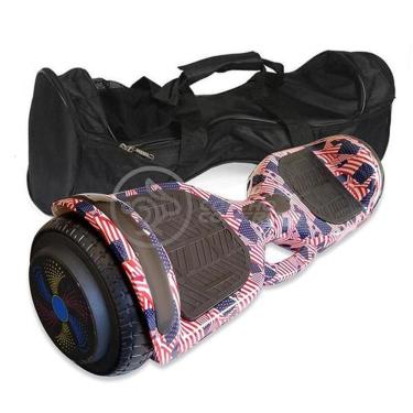 Imagem de Hoverboard Infantil Skate Elétrico Adesivado America Led USA