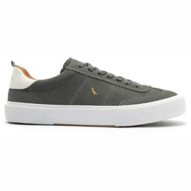 Imagem de Tênis Reserva Retro Suede Masculino Cinza Casual Urbano-Masculino