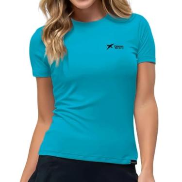 Imagem de Babylook DROP SHOT Logo - G - Azul