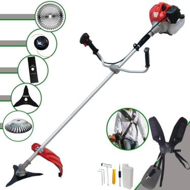 Imagem de Roçadeira Cg430p C- Carretel + Faca 2p 3p 40d E Disco Escova