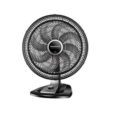 Imagem de Ventilador De Mesa Mondial Turbo, 127V, 140W, Preto, 8 Pás, 3 Velocidades - Vtx40-8p