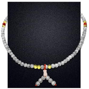 Imagem de Colar com pingente, bodhi, estrela, lua, bodhi, 100 peças, imitação de cera de abelha, pingente, pulseira, joia