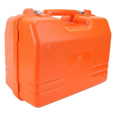 Imagem de SUNGOOYUE Caixa de Transporte de Prisma de Material PP, Ferramenta de Mapeamento de Design de Bloqueio Duplo, Cobertura de Caixa para Estação Total, Ideal para Proteção de Instrumentos de Levantamento