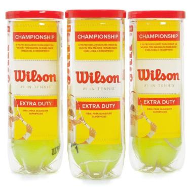 Imagem de Bola de Tênis Wilson Championship Pack com 03 Tubos-Unissex