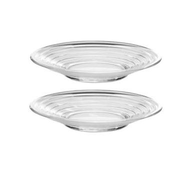 Imagem de Jogo 2 Pratos Vidro Ondulado 17cm Cozinha Aino Aalto iittala