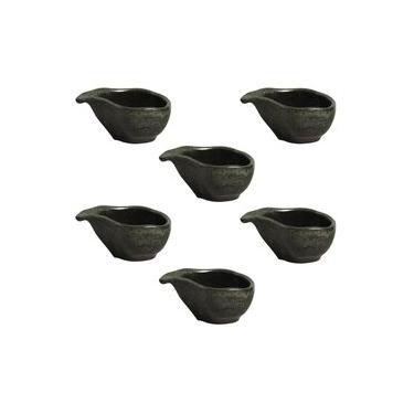 Imagem de Conjunto de Molheiras Oval Porto Brasil Orgânico Greenery 40ml - 6 Peças