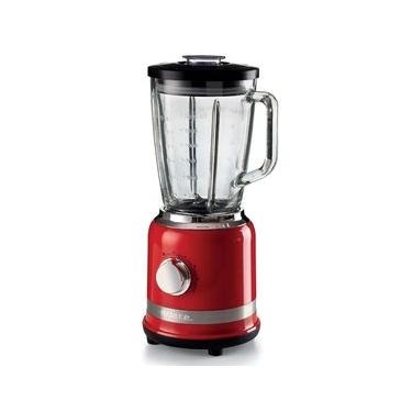 Imagem de Liquidificador com copo de vidro Ariete 585 Moderna 1,5 litro 4 velocidades vermelho 1000w 220v