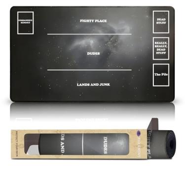 Imagem de Paramint Instructional - Black - Library Bottom (Stitched) - MTG Playmat - Compatible with Magic The Gathering Playmat - Play MTG, YuGiOh, TCG - Original Play Mat Art Designs & Accessories