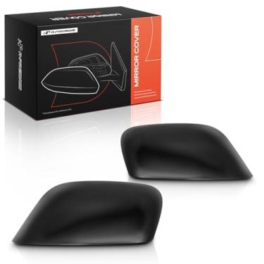 Imagem de A-Premium 2 peças de tampas de espelho retrovisor do lado do motorista e do passageiro - Compatível com Jeep KL Series Cherokee 2014-2015 - Preto liso
