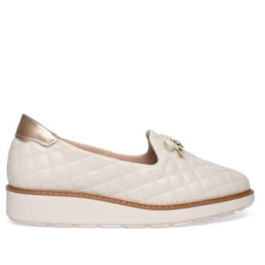 Imagem de Mocassim Feminino Modare Napa Matelassê Off White, Off white, 38