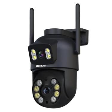 Imagem de ANJ.GG Câmera de Segurança Interna/Externa, Estilo Domo, 1080p HD, Detecção de Movimento, Monitoramento Residencial/Bebê/Pet, L1-preto, Wi-Fi/Com fio, Áudio 2 Vias, AC/DC