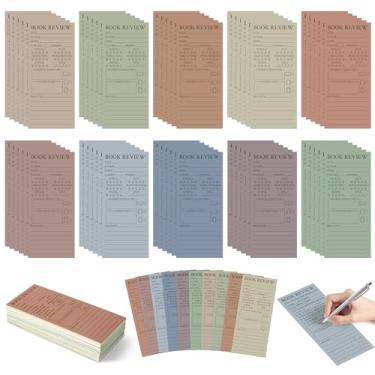 Imagem de L1rabe Marcadores de livro Boho – 100º dia de aula, 120 peças, marcador de página de livro, registro de leitura para leitores, leitor de livros, rastreador de páginas de leitura para estudantes