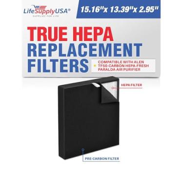 Imagem de Filtro FF50 True Hepa compatível com purificador de ar 3 em 1 Alen BreatheSmart FF50 FIT50 FF50 LifeSupplyUSA
