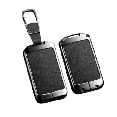 Imagem de Capa completa para chave de carro, compatível com polestar, concha automotiva, estilo masculino, acessórios universais para veículos, clipe([Star A style] black goat pattern+B01 buckle)