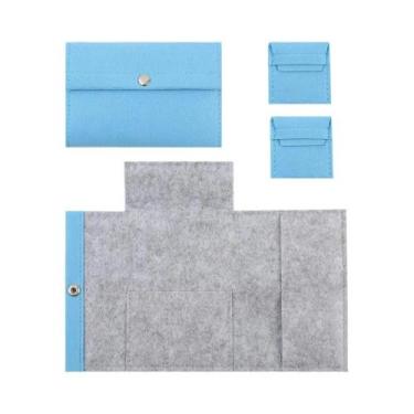 Imagem de Suporte Para Agulhas De Crochê E Tricô, Conjunto De 3 Peças, Bolsa De 