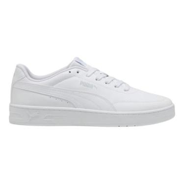 Imagem de Tênis Puma Court Classic Clean BDP Masculino, 40, Branco
