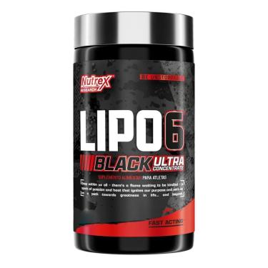 Imagem de Thermo Lipo 6 Black 120 Cáps Ultra Concentrado Termogênico Emagrecedor Lipo Black - Nutrex Research-Unissex