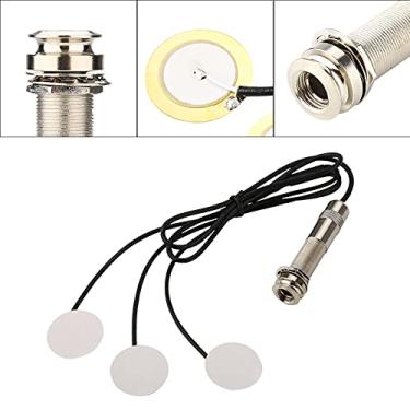 Imagem de Acouto Guitarra Amplificadora de Captador Piezo - Instalação, Autoadesiva, Baixo Ruído, Alta Sensibilidade, Acessórios para Músicos - Guitarras Acústicas e de Reposição