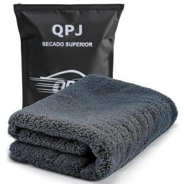 Imagem de Toalha de Secagem Automotiva Grandes, Extra Grossas, de Secagem Rápida e Ultra Macias, 1200GSM Toalha Microfibra, Adequadas para Carros e Caminhões