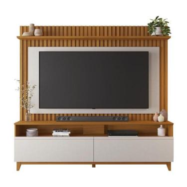 Imagem de Rack com Painel para TV até 65 Polegadas Ripado 2 Portas NT 1340 Freij