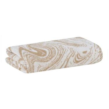 Imagem de Toalha de Banho Líquido Bege e OffWhite - Westwing by Buddemeyer, Bege