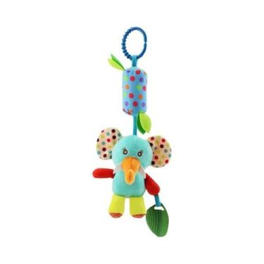 Imagem de Brinquedo De Pelúcia Para Bebê Recém-Nascido Com Squeaker E Chocalhos,