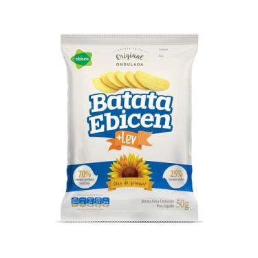 Imagem de Batata Frita Original Ondulada Lisa+ Lev Ebicen 40Gr - Glico