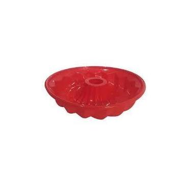 Imagem de Forma para Pudim Silicone Vermelho - Mimo Style