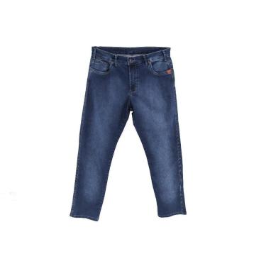 Imagem de Calça Bivik Jeans Extra Grande Elastano Azul - Masculino-Masculino
