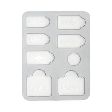 Imagem de Capa De Silicone Para Console PS5 Slim, Kit Antipoeira, Capa Protetora