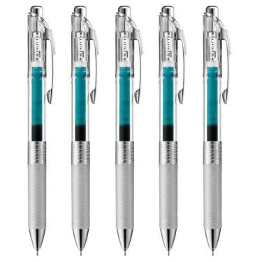 Imagem de Caneta Energel Infree 0.5mm Kit com 4 Turquesa - Pentel