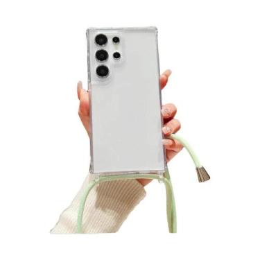 Imagem de Capa Transparente Com Cordão Para Samsung Galaxy S24 Ultra S23 S22 plu