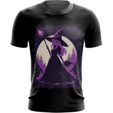 Imagem de Camiseta Dryfit Bruxa Halloween Púrpura Festa 2 - Kasubeck Store®, GG