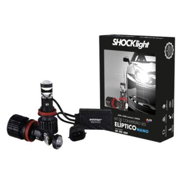 Imagem de Kit Eliptico Nano H11 5000 Lumens 12V 6500K Shocklight - SLL-H11EP