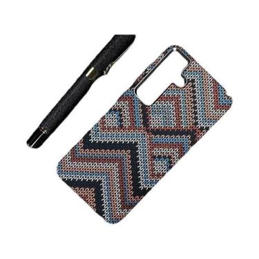 Imagem de Capa Magsafe De Fibra De Carbono Com Textura Kevlar Para Samsung S25 S