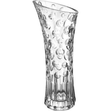 Imagem de Vaso Decorativo Enfeite Casa Floreiro Home&co Vidro 29x12x12cm Transpa