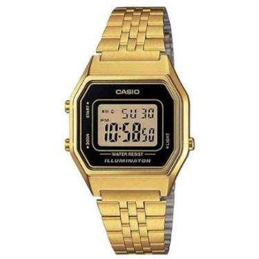 Imagem de Relógio Casio Vintage Unissex Dourado LA680WGA-1DF-Feminino