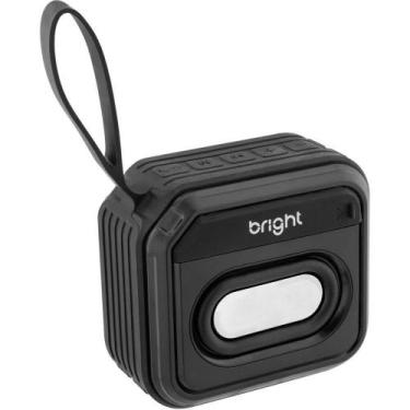 Imagem de Caixa Acustica Bluetooth 5W IPX6 Preta - BRIGHT
