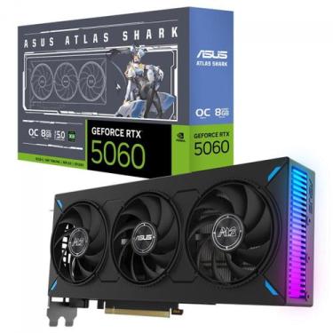 Imagem de Placa de Vídeo Asus NVIDIA GeForce RTX 5060 ATS OC, 8GB, GDDR7, DLSS, 