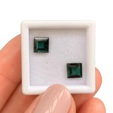 Imagem de Turmalina Azul Esverdeada Princess Par 2,04ct - ENE2ESE
