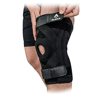 Imagem de Joelheira X-Premium Alasca - de neoprene com suporte patelar, hastes laterais e faixas ajustáveis