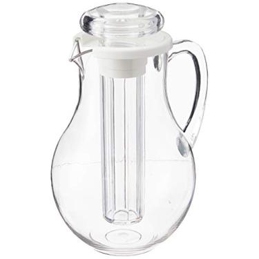 Imagem de Winco Jarra de água de policarbonato com núcleo de tubo de gelo, 2 litros