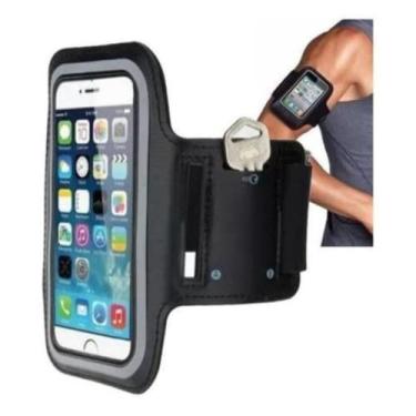 Imagem de Capa De Braço Suporte Braçadeira De Celular Para Corrida e Caminhada Até 6.5 Polegadas